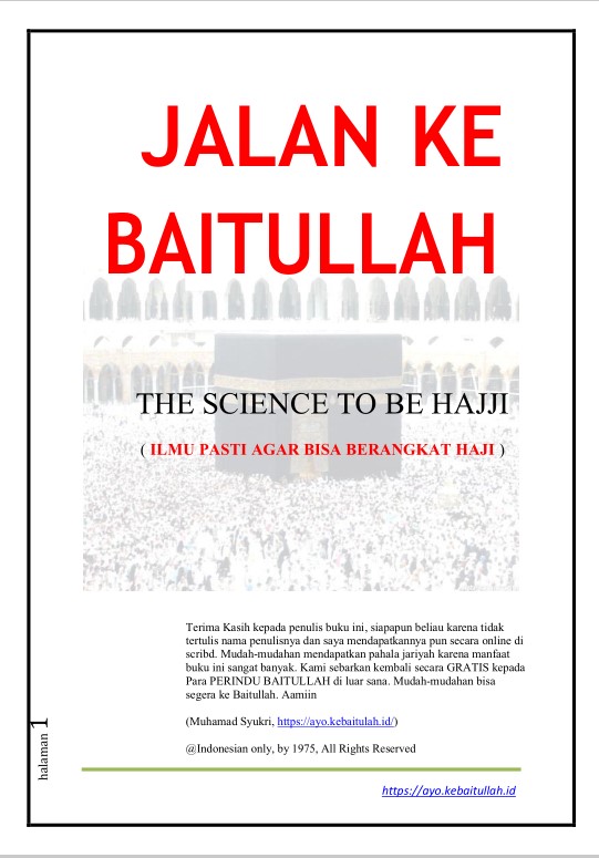 Jalan ke Baitullah itu pasti ada